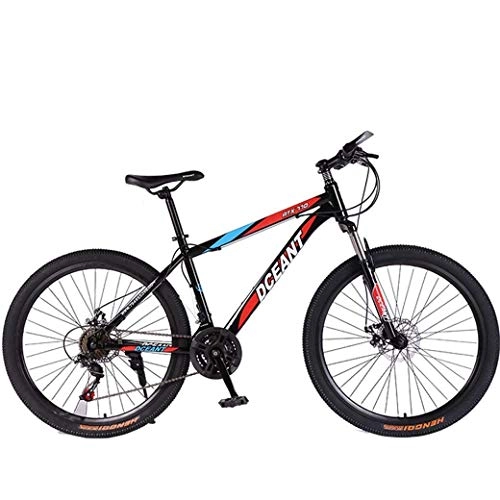 Folding Mountain Bike : Allamp Outdoor sports Mountain Bike Folding Bikes, 21Speed Double Disc Brake Suspension Fork AntiSlip, OffRoad Variable Speed Racing Bikes for Men And Women (Color : C, Size : 24 inch)