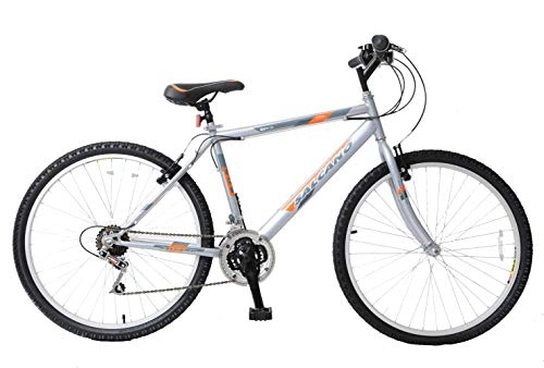 Folding Mountain Bike : Ammaco. Salcano Excel 26" Wheel Mens Adults 18" Frame Mountain Bike Grey / Orange 21 Speed
