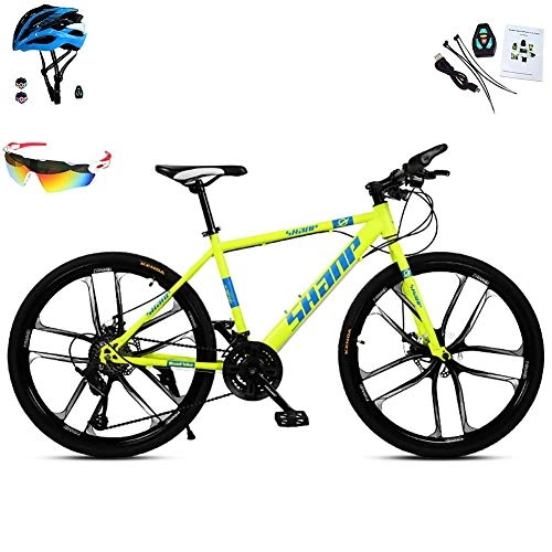 Folding Mountain Bike : AUTOKS Unisex's Mountain Bike, 26 inch Wheel - with Cycling Essentials Pack