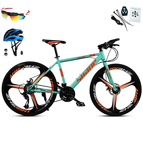 Folding Mountain Bike : AUTOKS Unisex's Mountain Bike / Bicycles 26'' Wheel Lightweight Aluminium Frame 30 Speeds Disc Brake