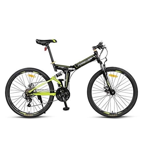 Folding Mountain Bike : Bicycle 26 Inches Foldable Bicycle, Light And Portable Bicycle Mountain Bike, Variable Speed Bicycle ，Adult Folding Bikes foldable bicycle (Color : B)