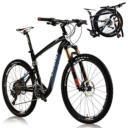 Folding Mountain Bike : Change 26 Inch Lightwegiht Full size Mountain Folding Bike Shimano XT 2x11 speeds DF-602BF