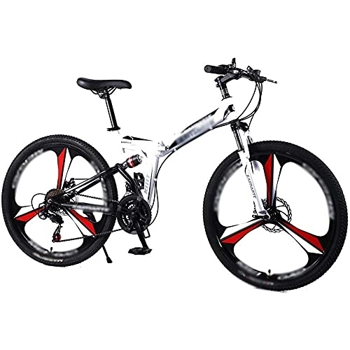 Folding Mountain Bike : COUYY Bicycle Folding Road Bike 21 / 24 / 27 speed 24 / 26" inch Mountain Bike Brand Bicycles Front and Rear Mechanical Disc Brake bike, 27speed, 24 inches