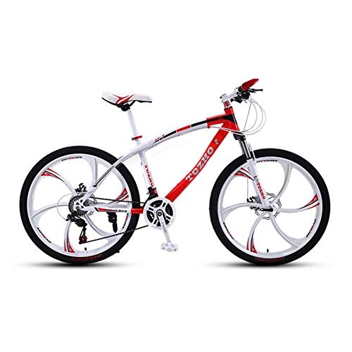 Folding Mountain Bike : Double Disc Brake Foldable Bicycle for Adults Fashion for Adult Damping Bicycle, Bicycle with Spoke Wheel, Unisex, for Sports Outdoor Cycling Travel Commuting, 24 Speed*24