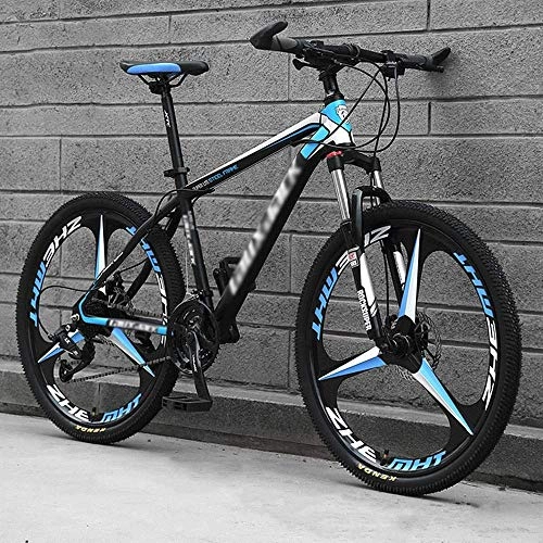 Folding Mountain Bike : Giow 26 Inch Cross-country Mountain Bike, High-carbon Steel Hardtail Mountain Bike, Mountain Bicycle With Front Suspension Adjustable Seat (Color : 24 speed)