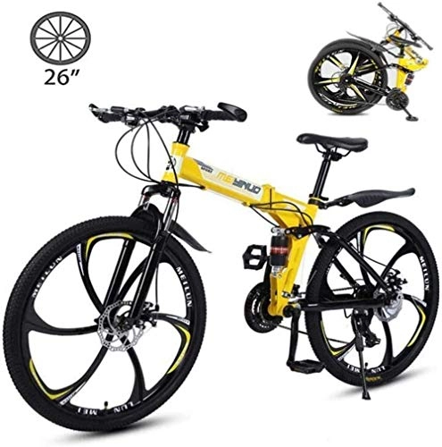 Folding Mountain Bike : Greatideal bikes for men, Mountain Bike 26 Inch 21-Speed Mountain Bike Bicycle Adult Student Outdoors Bicycle