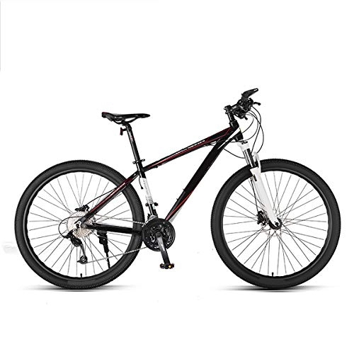 Folding Mountain Bike : GUOHAPPY 33-Speed Mountain Bike, 29-Inch Dual-Hydraulic Disc Brakes And Other Shock-Absorbing Bikes, Suitable for People 165Cm-195Cm Tall, with Ultra-Light Frame, Black red