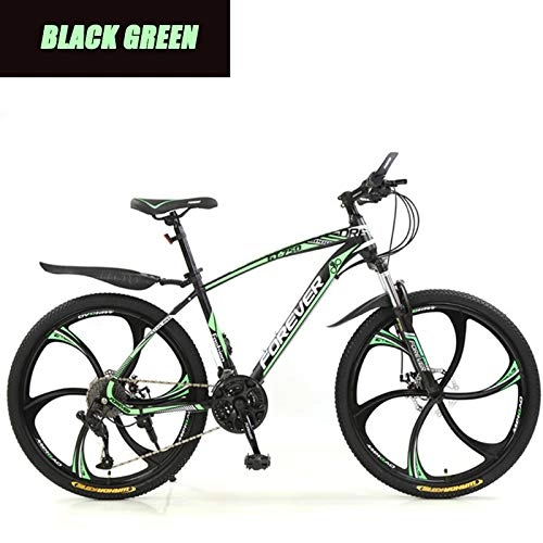 Folding Mountain Bike : HWGNT 30-Speed, 24-Inch, 26-Inch Mountain Bike, 10-Speed Positioning, Disc Brake Front Fork, Male, Female, Adult, Student.