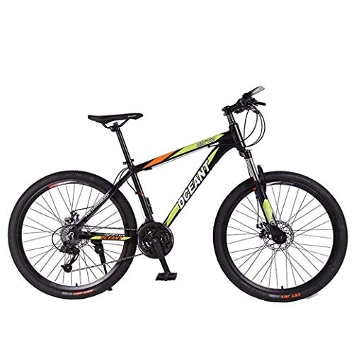 Folding Mountain Bike : Mountain Bike Folding Bikes, 21-Speed Double Disc Brake Suspension Fork Anti-Slip, Off-Road Variable Speed Racing Bikes for Men and Women Mountain Bike