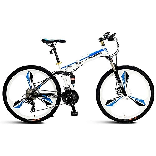 Folding Mountain Bike : NOBRAND Testmodel, Test004 Unisex Adult, unisex_adult, blue, 26 pollici
