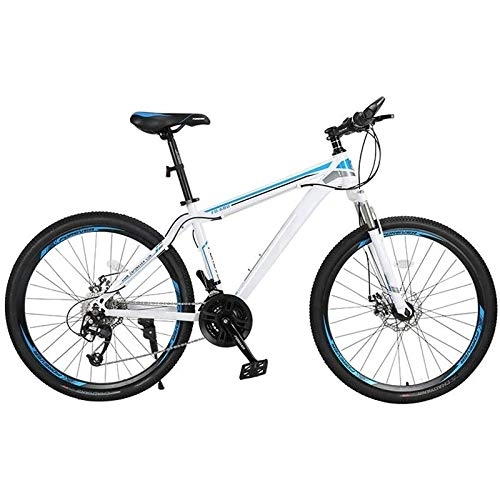 Folding Mountain Bike : Rindasr 26 inches Mountain BikeAluminum alloy frame Double disc brake ShockOff-Road Racing bicycleMen and women Outdoor Riding Travel Bicycle24 Speed / 27 Speed / 30 Speed