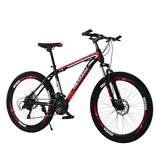 Folding Mountain Bike : Salalook Outroad Mountain Bike, 26 Inch Mountain Bike with 21 Speed Dual Disc Brakes Suitable For Mountain, Wasteland, And Effective On Roads, Trails, Cities, Beaches Or Snow