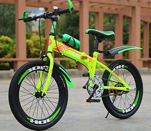Folding Mountain Bike : SDZXC Children's Foldable Bikes, Student Folding Bicycles Boy Light Portable Mountain Bike Foldable Bikes
