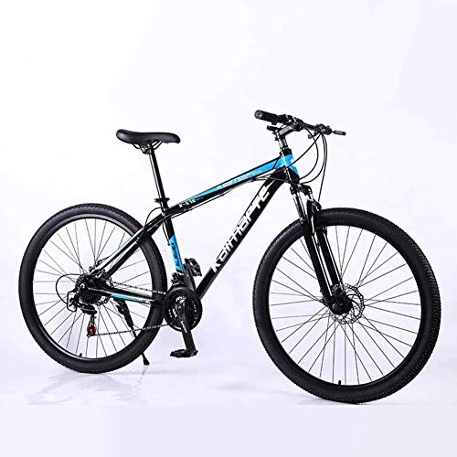 Folding Mountain Bike : smzzz Sports Outdoors Commuter City Road Bike Bicycle Mountain Dual Suspension Mens 21 Speeds 29inch Aluminum Frame Bicycle Disc Brakes Blue