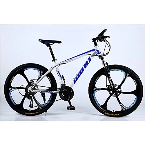 Folding Mountain Bike : Wghz Adult Mountain Bike 26 Inch 21 Speed One-Wheel Off-Road Variable Speed Bicycle Male Student Shock Absorber Bicycle, High Strength Thickened Load, Strong And Stable, A1