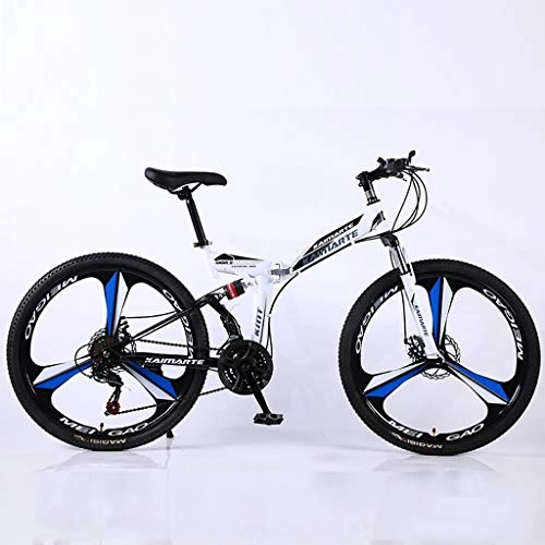 Folding Mountain Bike : WY Folding Mountain Bike Variable Speed Bicycle 20 Inch Boy And Girls Bike, Adjustable & Foldable Very Convenient To Store