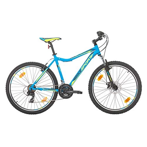 Folding Mountain Bike : Xplorer Mountain Bike SPORTY 26 inch, for Adults, with Front Power Disc and Rear Power Alloy V Brakes