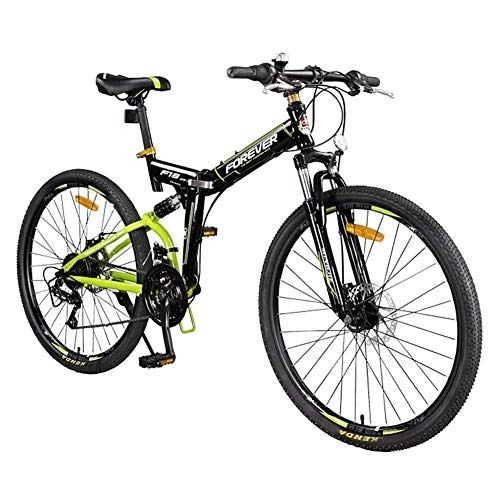 Folding Mountain Bike : YZJL Bike Mountain Bike Variable Speed Men Off-road Folding Double Shock Absorption Soft Tail Adult Student Bicycle