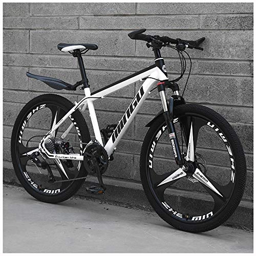 Folding Mountain Bike : ZMCOV 21 / 24 / 27 / 30 Speed Mountain Bike, Damping Road Bike, Hardtail MTB Bicycle, Summer Travel Outdoor Bicycles, for Adult Men And Women
