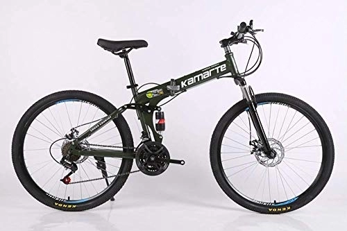 Folding Mountain Bike : ZXM set for Foldable 24' bike folding bicycle Adult bike Men's and women's mountain bike Spoke wheel and knife wheel