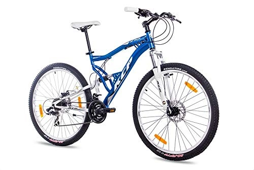 Mountain Bike : 1 / 4Inches Mountain Bike KCP ATTACK 21speed SHIMANO UNISEX WITH TX Blue / White