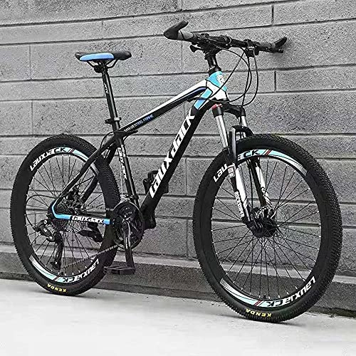 Mountain Bike : 26 Inch Bicycle 24 Speed Mountain Bike Variable Speed Road Bike 24 Speed Shock Absorption and Speed-Black_26_Inch-24_Speed