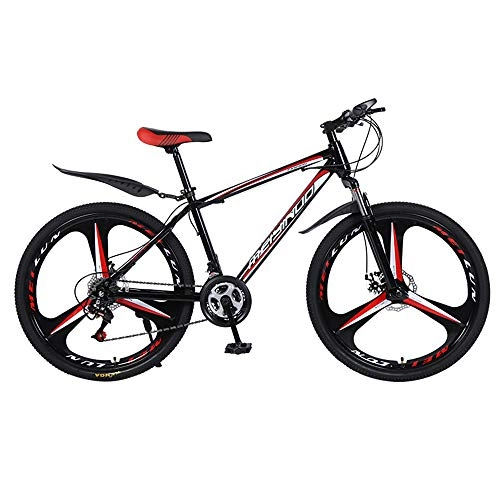 Mountain Bike : 26-Inch Mountain Bike ATV Bike Cycling Mountain Bike for Adult Students in The Car To Go To School To Play Suburb 21 Speed / 24 Speed / 27 Speed, black 01, 21 speed