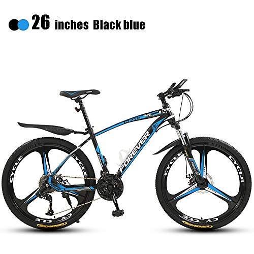 Mountain Bike : 26 Inch Mountain Bike, Off-Road Gearbox, Adult Tandem Damping Mountain Bike For Men And Women, Disc Brakes, 26 Inches