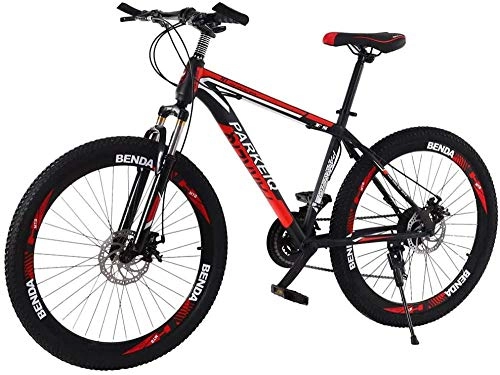 Mountain Bike : 26 inch mountain bike outroad mountain bike with 21-speed double disc brakes off-road bike bike with variable speed student car men and women