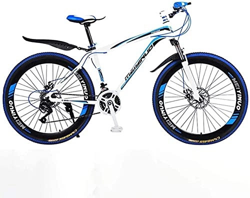 Mountain Bike : 26In 24-Speed Mountain Bike for Adult Lightweight Aluminum Alloy Full Frame Wheel Front Suspension Mens Bicycle Disc Brake 6-20 C fengong Titanium