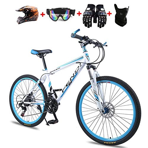 Mountain Bike : 27 Speed Big Wheels Hardtail Mountain Bike Safety, Overdrive Aluminum Frame Mountain Trail Bike, Mens Women Bicycle, Suitable for Traveling in The Wild City, 26