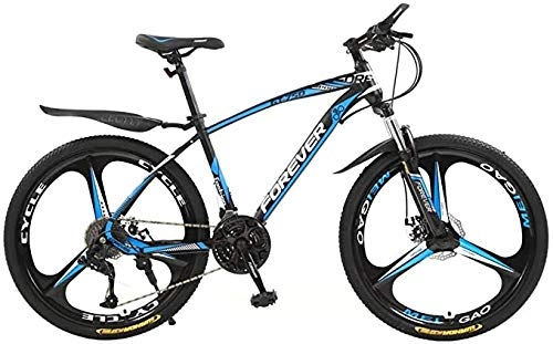 Mountain Bike : 30-Speed Mountain Bike 24 / 26 Inches City Bikes Lockable Front Suspension Hardtail Outdoor Cycling Racing All Terrain Bicycle-D_26
