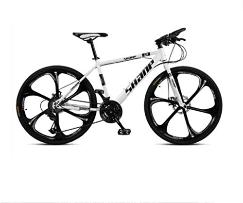Mountain Bike : 64Inch Mountain Bikes 21 Speed / 24 Speed / 27 Speed / 30 Speed Mountain Bike 26 Inches Wheels Bicycle, Black, White, Red, Yellow, Green 6-11, B2, 21 fengong (Color : B2)