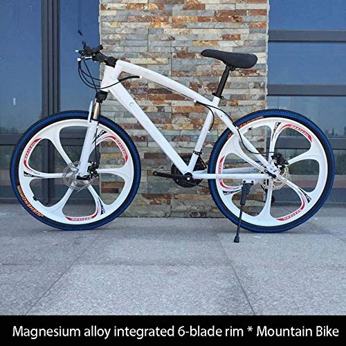 Mountain Bike : Abrahmliy Adult Mountain Bike Juvenile Student City Road Racing Bike Double Disc Brake Mens Mountain Bikes 26 Inch Wheels Bicycle-B_21 speed