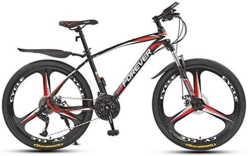 Mountain Bike : Abrahmliy Road bike Off road bike 26 Inches 24 Inches Mountain Bike 21 / 24 / 27 / 30 Speed Gears Fork Suspension Adult Bicycle Boys And Girls Bicycle Red 24 inch 30 speed-Red_24 inch 21 speed