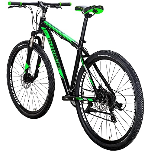 Mountain Bike : Adult Mountain Bike, 29-Inch Wheels, Lightweight 21 speeds Mountain Bikes Bicycles Strong Aluminum alloy Frame with Disc brake X9 Bike (Green)