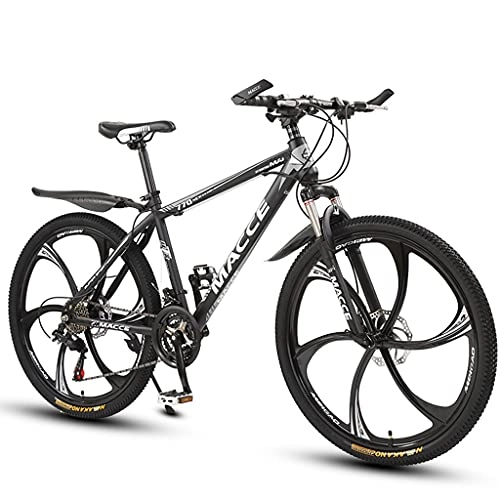 Mountain Bike : AEF Youth / Adult Mountain Bike, Mountain Bike Bicycle Hard Tail, 26 Inches 27-Speed, Multiple Colors, Black