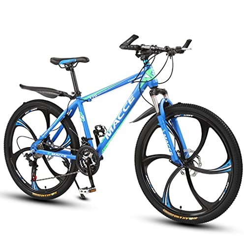 Mountain Bike : AEF Youth / Adult Mountain Bike, Mountain Bike Bicycle Hard Tail, 26 Inches 27-Speed, Multiple Colors, Blue