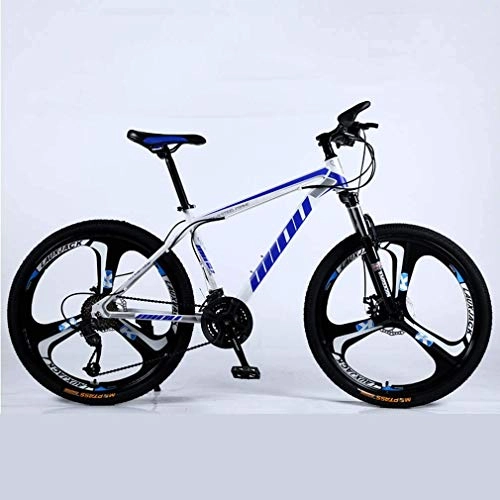 Mountain Bike : Alqn Adult Mountain Bike, Beach Snowmobile Bicycle, Double Disc Brake Bicycles, 26 inch Aluminum Alloy Wheels, Man Woman General Purpose, C, 30 Speed