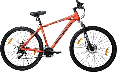 Mountain Bike : Ammaco Mountana Mens Mountain Bike Hardtail 29" Wheel Disc Brakes 19 Inch Alloy Frame Orange