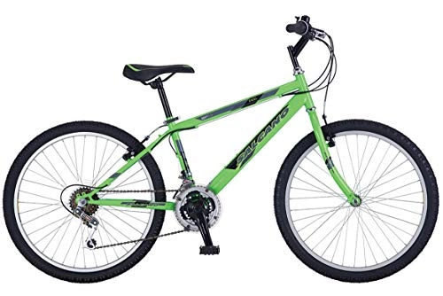 Mountain Bike : Ammaco. Salcano Excel 26" Wheel Mens Adults Mountain Bike 18" Rigid Frame 21 Speed Gears Green / Black