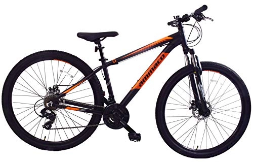 Mountain Bike : Ammaco. Team 4.0 29" Large Wheel Mountain Bike Disc Brakes Front Suspension Alloy 16" Frame Black / Orange