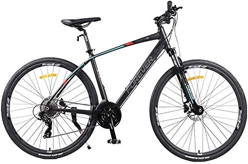 Mountain Bike : Aoyo Women Mountain Bikes, 26 Inch 27-Speed Mountain Trail Bike, Dual Disc Brake Aluminum Frame Hardtail Mountain Bike, Adjustable Seat (Color : Grey)