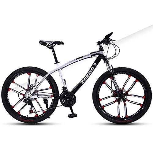 Mountain Bike : AP.DISHU 26 Inch All Terrain Bicycle 21-Speed All-Terrain Mountain Bike High Carbon Steel Frame MTB, Black