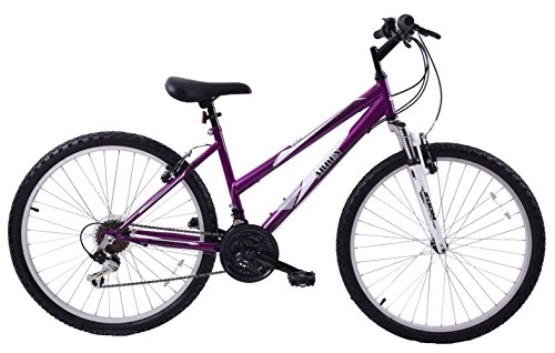 Mountain Bike : Arden Mountaineer 26" Wheel Front Suspension 16" Frame 21 Speed Womens Bike Purple