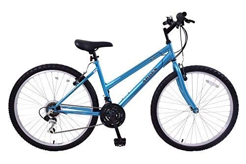Mountain Bike : Arden Trail 24" Wheel Girls Mountain Bike 21 Speed 13" Frame Turquoise Blue Age 8+