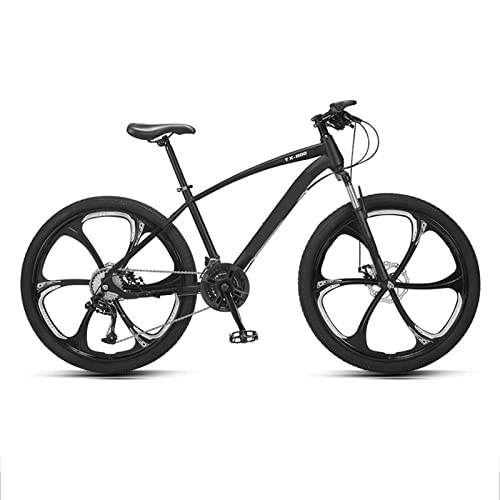 Mountain Bike : AZXV Mens Mountain Bike，Full Suspension High-Carbon Steel MTB Bicycle，30 Speed，26-Inch Wheels，4 Sizes，Mountain Bike for Youth, Boys, Girls, Mens, Womens，Multiple Colors black-21