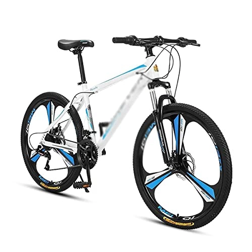 Mountain Bike : BaiHogi Professional Racing Bike, Adults Mountain Bike 24 / 27-Speed Shift 26 inch Wheels Dual Disc Brakes Bikes for Men Woman Adult and Teens / Red / 27 Speed (Color : Blue, Size : 24 Speed)