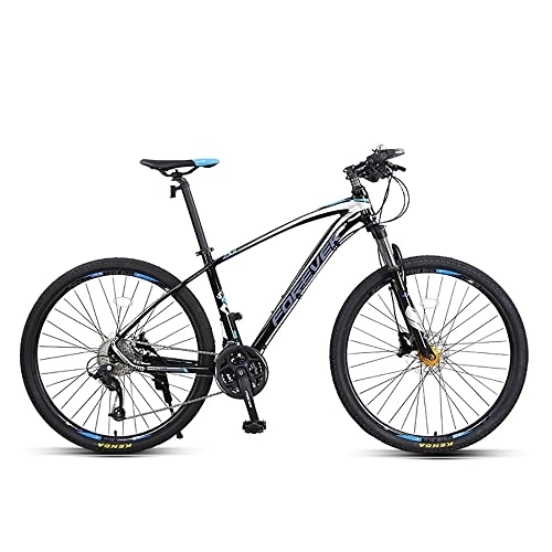 Mountain Bike : Bananaww Mountain Bike 27.5 Inches Wheels 30 Speed Gear System Dual Suspension Unisex Adult Mountain Bicycle, Mountain Bikes for Men and Ladies with Front Suspension 18 Inch Alloy Frame