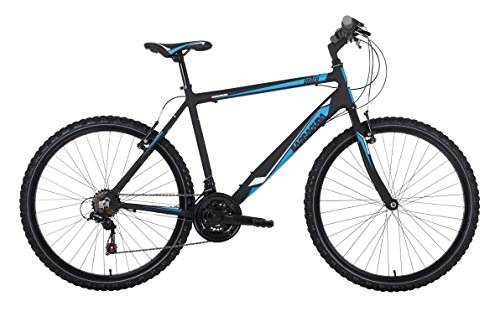 Mountain Bike : Barracuda Men's Draco 1 Alloy Rigid MTB Bike, Black / Blue, 20 Inch